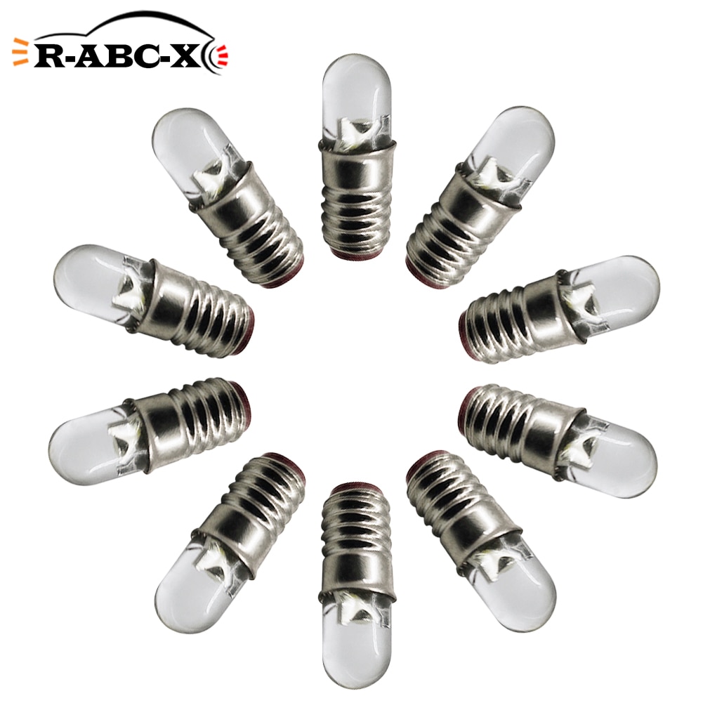 RUIANDSION 10 Pcs  E5 LED E5.S  3V 6V 12V 24V F3SMD 鸮 ü 4300K 6000K ǳ   60Lm 4.5mm